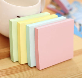 Memo Sticky Notes, 3x3, 100sheets with assorted pastelle colours