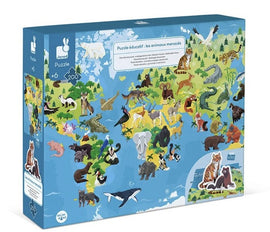 Janod Endangered Animals Puzzle, 200 pieces