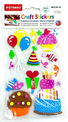 Craft Stickers, Birthday Party