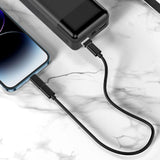 Hoco U114 Treasure Box Storage Charging Data Cable Set, Black