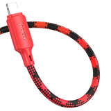Hoco X116 Meridian 60W Charging Data Cable C To C, Gradient Red