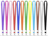 Thin Lanyard with Hook, Assorted Colours, Single