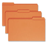 Manila File Folder, Paper, Legal, Single Count, ORANGE