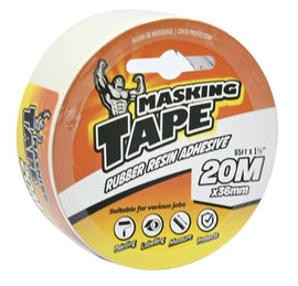 Masking Tape, 85ft x 1.5inch, 20m, 1 Roll