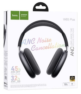 Hoco W65 Plus Happy ANC BT Headphones, Deep Space Gray