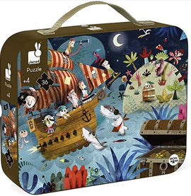 Janod Treasure Hunt Jigsaw Puzzle, 36 pieces