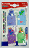 Magnetic Bookmarks, DINOSAURS, 4pk