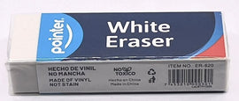 Pointer Jumbo Eraser, White