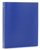 Challenge Poly O Ring Binder,10.23"x11.61" 1inch, BLUE