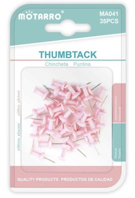 Motarro Push Pin / Thumb Tacks, Pastel Colours, 35pc