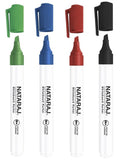 Nataraj Whiteboard Marker, Chisel Tip, RED, Single Marker