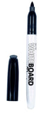 Helix Whiteboard Marker, Round Tip, Black