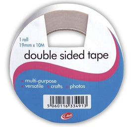 County Multipurpose Double-sided Tape, 3/4" x 10M, Single Roll