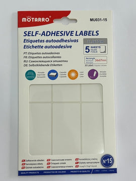 Printable Self-Adhesive Labels, Rectangular, 34x67mm, 30 labels