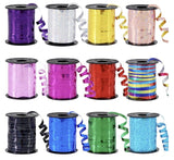 Roll of Curling Ribbon, Assorted Colours, 1 Roll