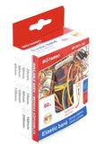 Motarro Rubber Bands, Assorted Colours, Box, 60g