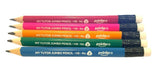 Pointer My Tutor Jumbo Triangular Pencil, Assorted Colours, 2HB, 1 single pencil