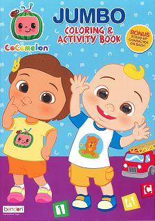 CocoMelon Jumbo Colouring and Activity Book, 40 pages
