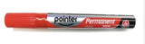 Pointer Permanent Marker 600s Thick Chisel Tip, RED