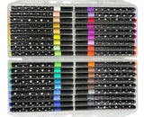 Glitter Marker Set with Sparkle Carry Case, 36 Colours