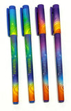 Futuristic Smooth Writing Blue Gel Pen, Assorted Colours