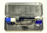 Scholar Mathematical Geometry Set in Metal Case, Multi-Coloured