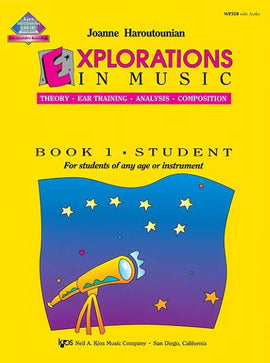 Explorations In Music, Book 1 (Book & Audio Files)