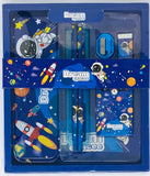 Space Adventure Stationery Set with Metal Pencil Case