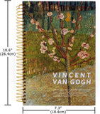 Vincent Van Gogh, Peach Tree in Blossom, Hardcover Notebook, Spiral Bound