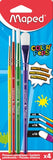 Maped Color Peps, Paintbrush Set, 4ct