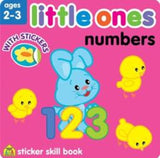 School Zone Little Ones Numbers Sticker Skill Book Ages 2-3