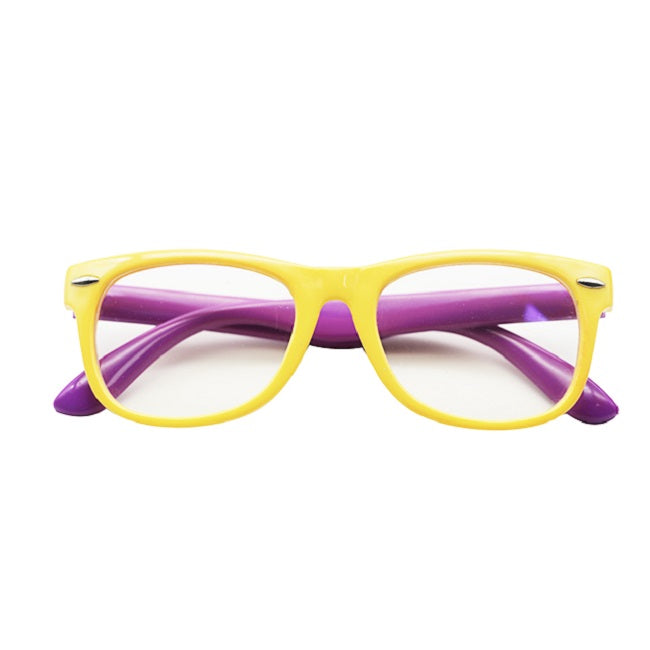 Blue Light Blocking Glasses for Kids, Yellow & Purple
