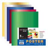 BAZIC Metallic Poster Board, 11" X 14" (5/Pack)