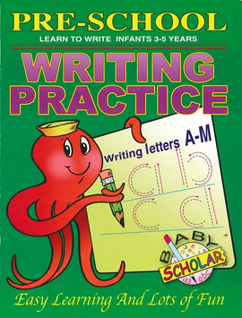 Preschool Writing Practice A-M by Baby Scholar