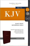 KJV Giant Print Bible,  Burgundy Leathersoft Cover