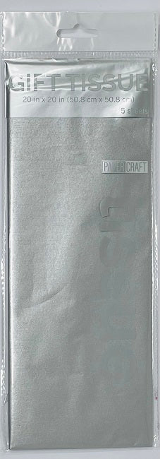 Kite Paper, SILVER, 5 sheets per pack