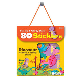 BAZIC, Sticker, Dinosaur Series Assorted, 80count