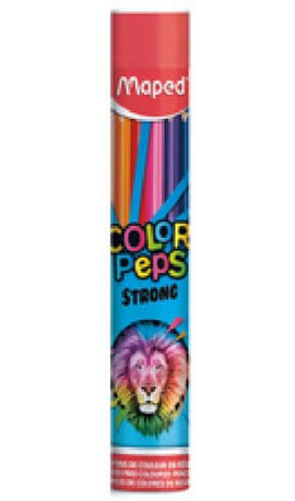Maped Colour Pencils, Strong Metal Tube, Color Peps, 12count
