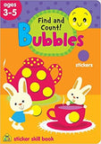 School Zone Find and Count! Bubbles Sticker Skill Book Ages 3-5