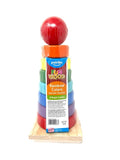 Pointer Rainbow Colours Wooden Stacker