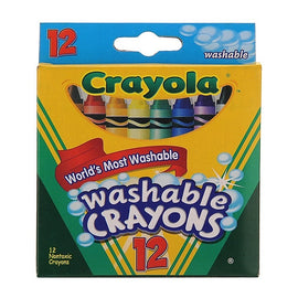 Crayola, Washable Crayons, 12count