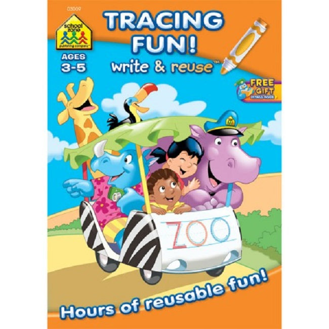 Tracing Fun! Write &amp; Reuse Workbook Ages 3-5