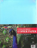 Coloured Copy Paper, Letter Size 8.5x11, 100 sheets per pack, BLUE