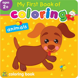 School Zone My First Book of Coloring, Animals Ages 2+