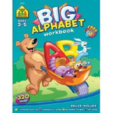 School Zone Big Alphabet P-K Workbook Ages 3-5