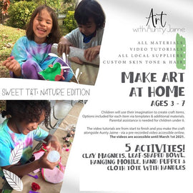 DIY ARTS &amp; CRAFTS BOXES: SWEET TNT NATURE CRAFT, Ages 3 to 7yrs (by Art with Aunty Jaime)