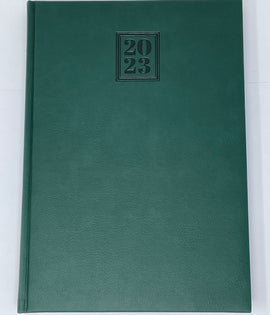 2023 Executive Diary and Planner, A4, FOREST GREEN