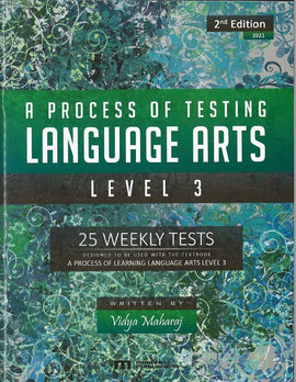 A Process of Testing Language Arts, Level 3 2ED 2021, BY V. Maharaj