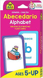 School Zone Bilingual Alphabet Flash Cards Ages 5-Up