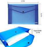 BAZIC V-Flap Expandable Document Folder, Letter Size